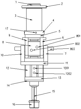 Polishing and clamping arm adjustment device