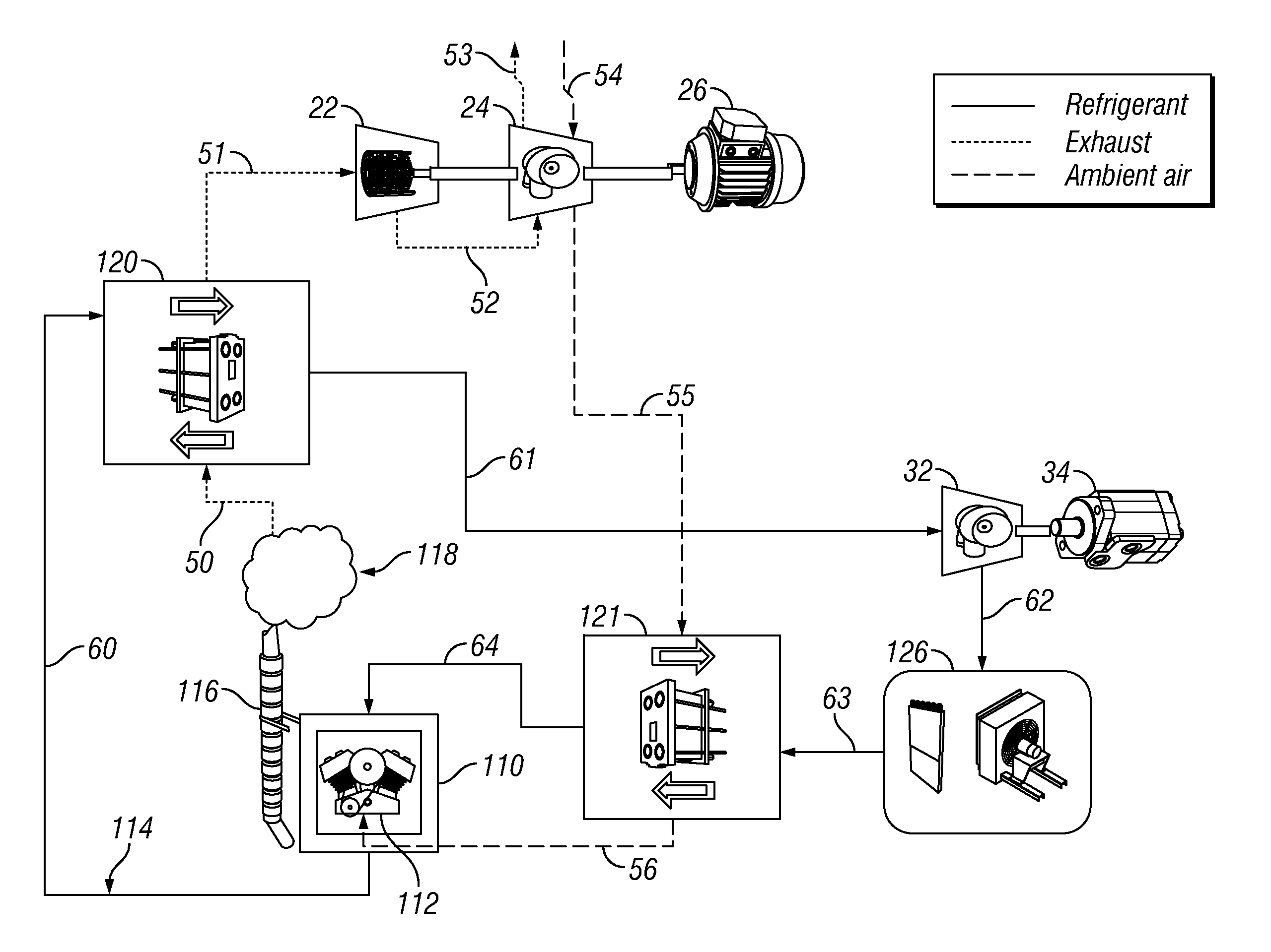 Method and apparatus to recover and convert waste heat  to mechanical energy