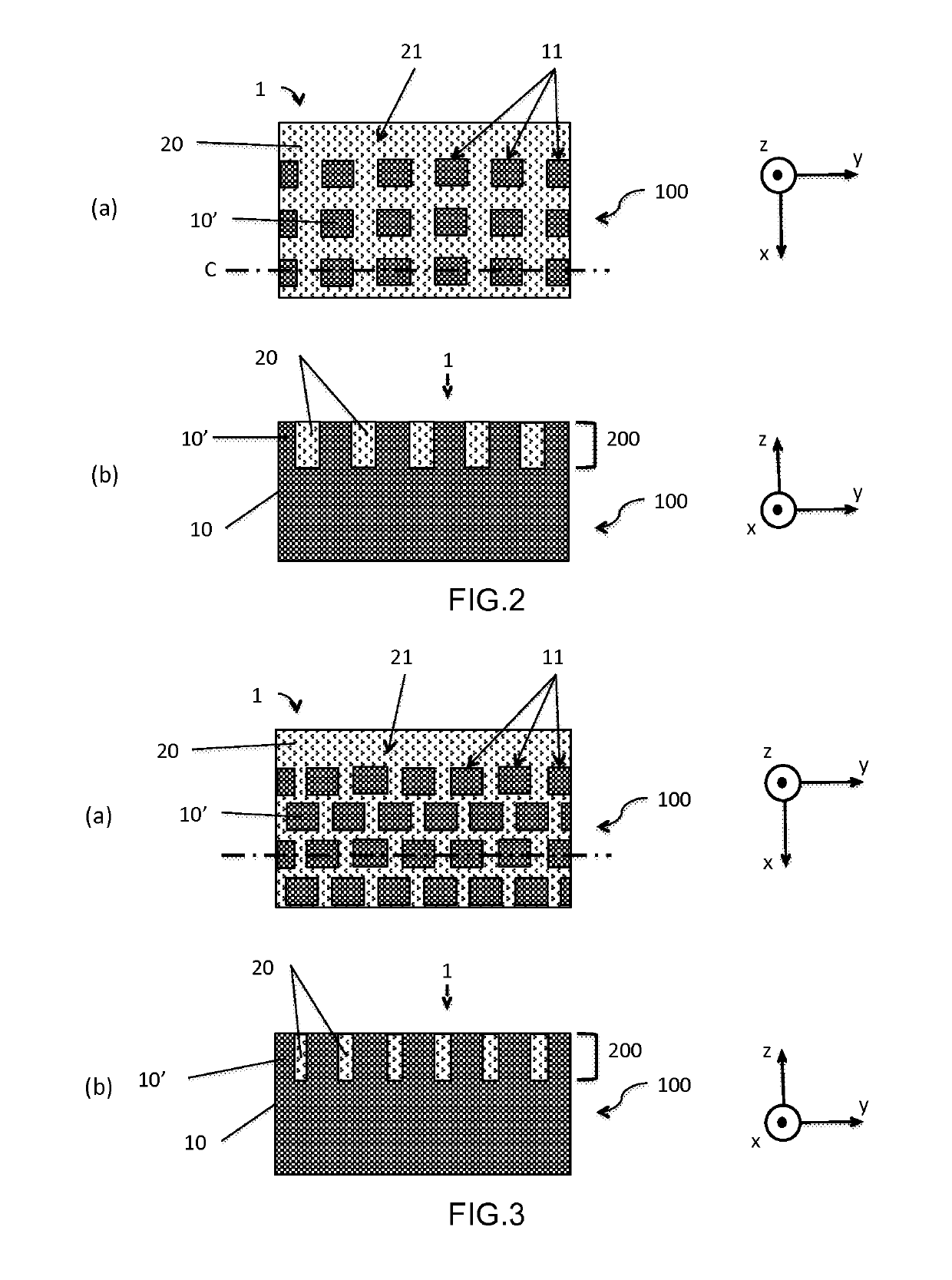 Structure for radiofrequency applications