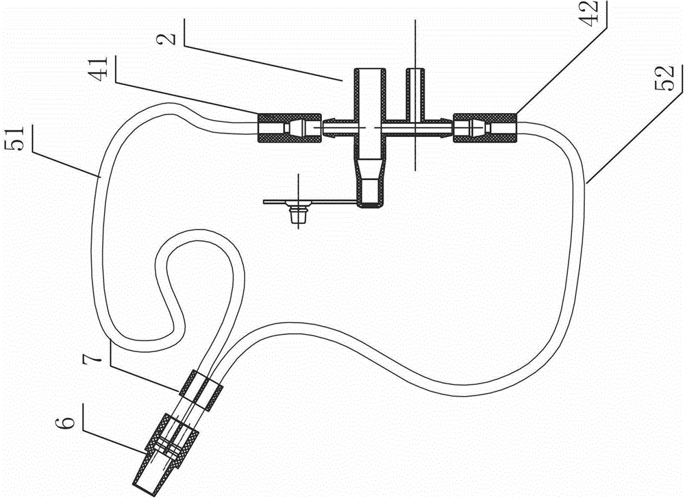 Triple-cavity stomach tube