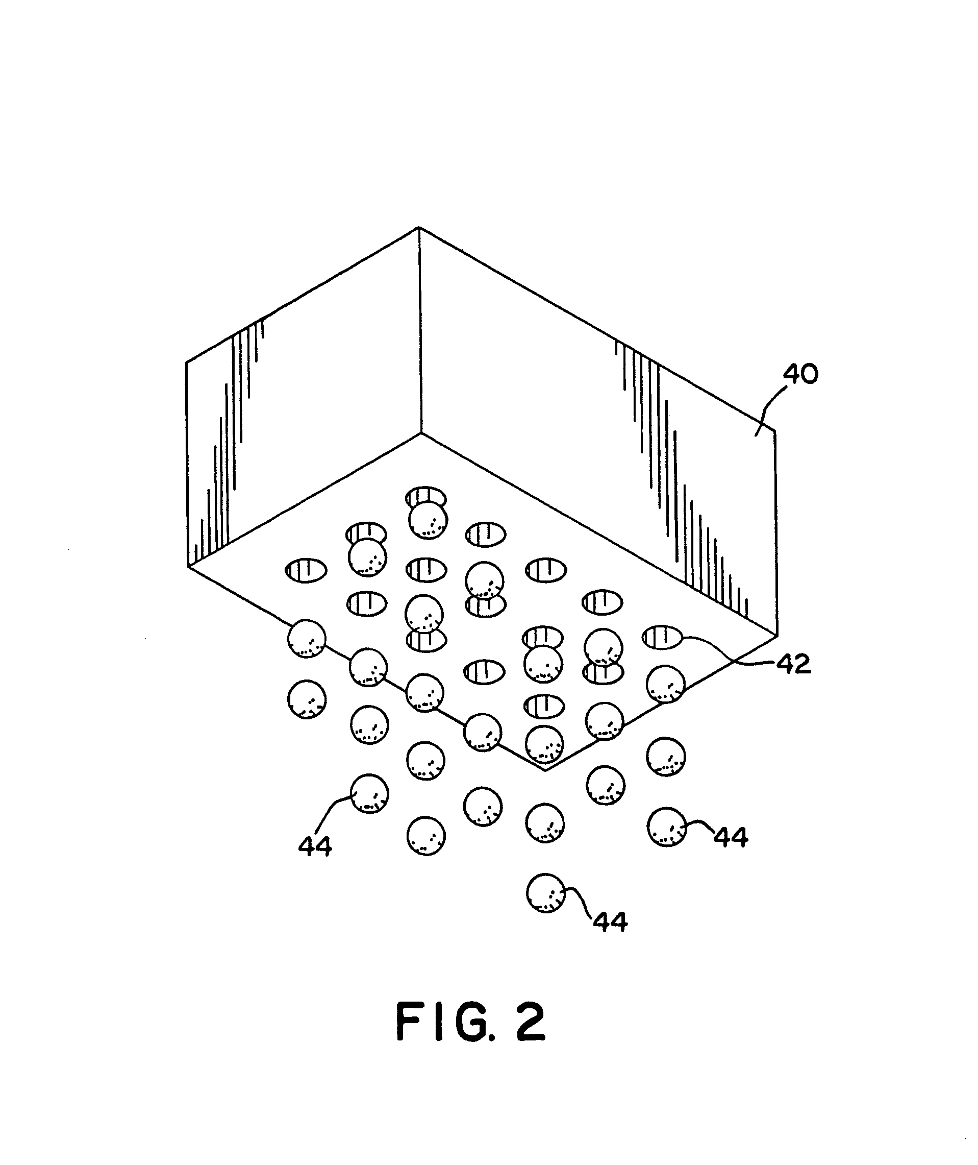 Non-impact printing method for applying compositions to webs and products produced therefrom