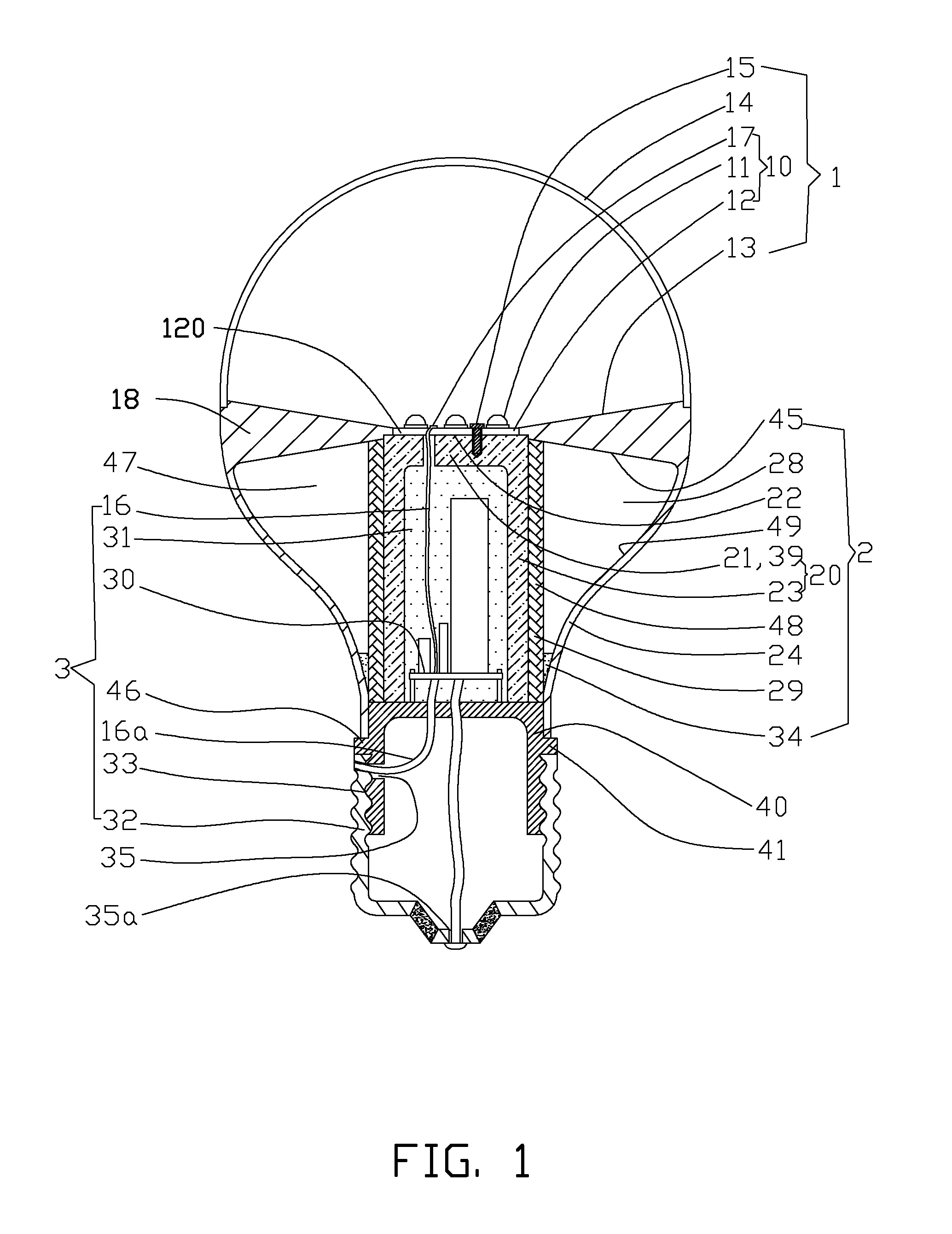 Light emitting diode bulbs with high heat dissipating efficiency