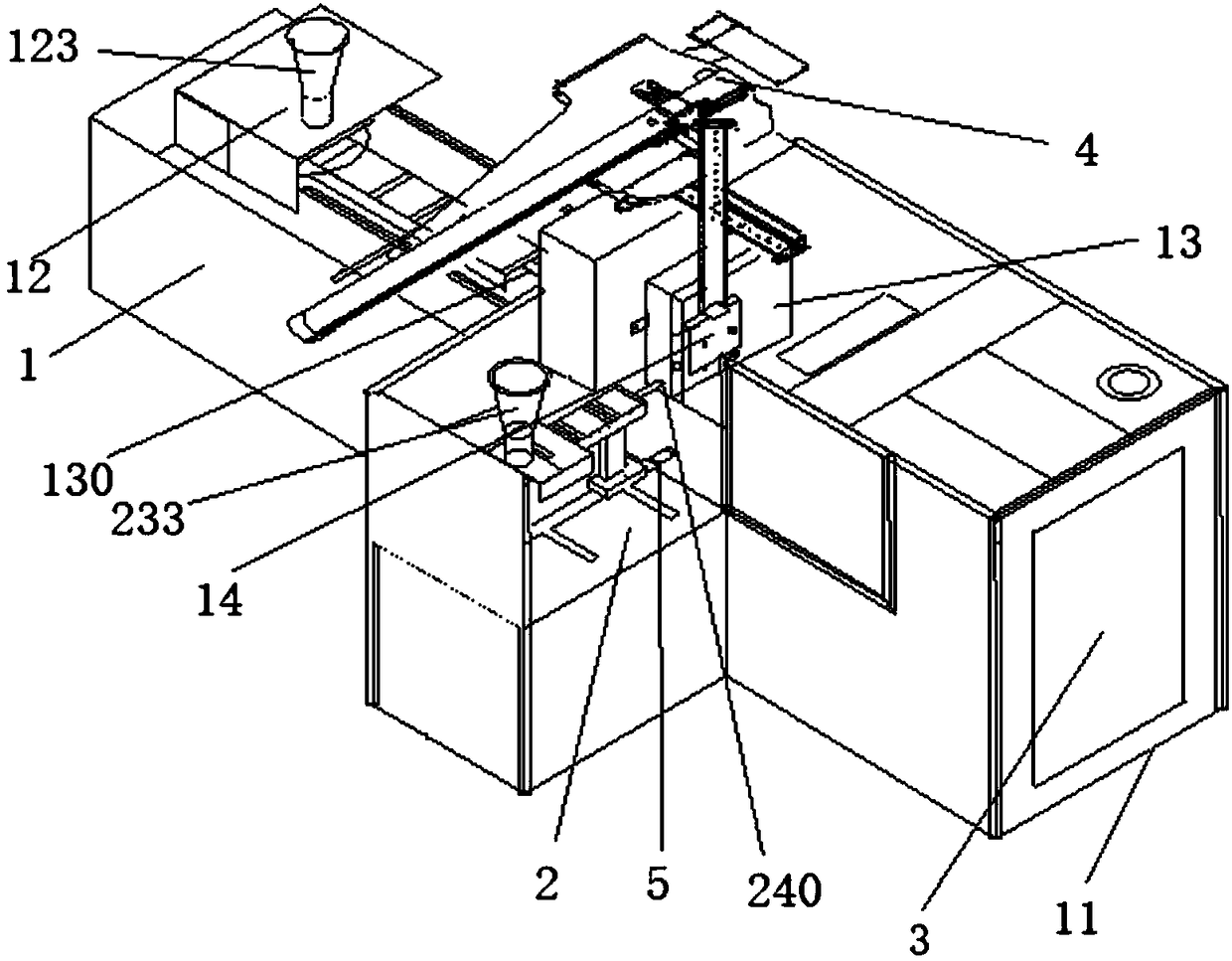 Multicolor injection molding machine and use method thereof