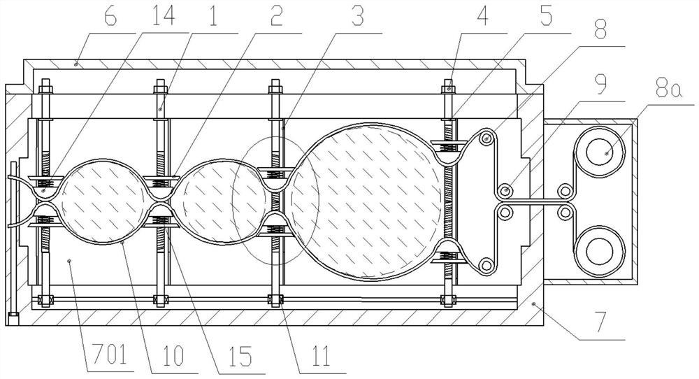 Porcelain clamp for cable laying