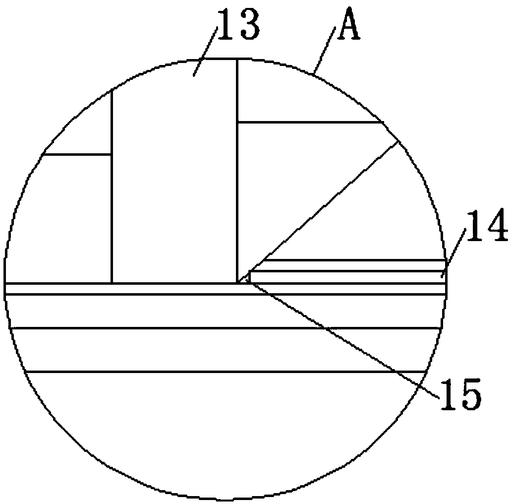 Elevator anti-falling device for construction site