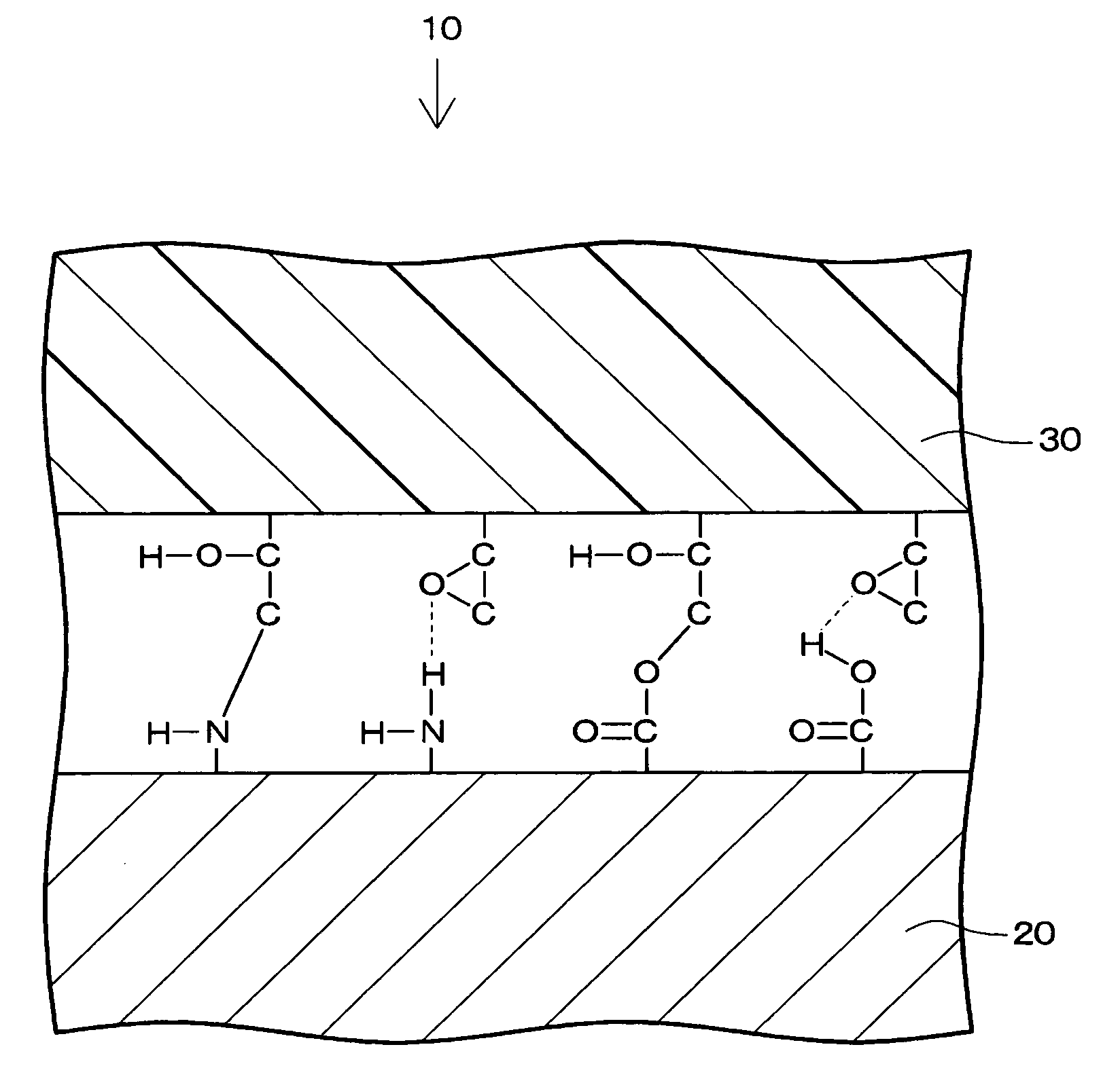 Composite material engineered from metal and resin and production method thereof