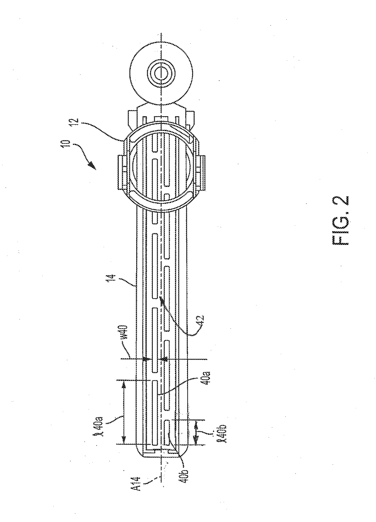 Flexible rack for linear free-run damper