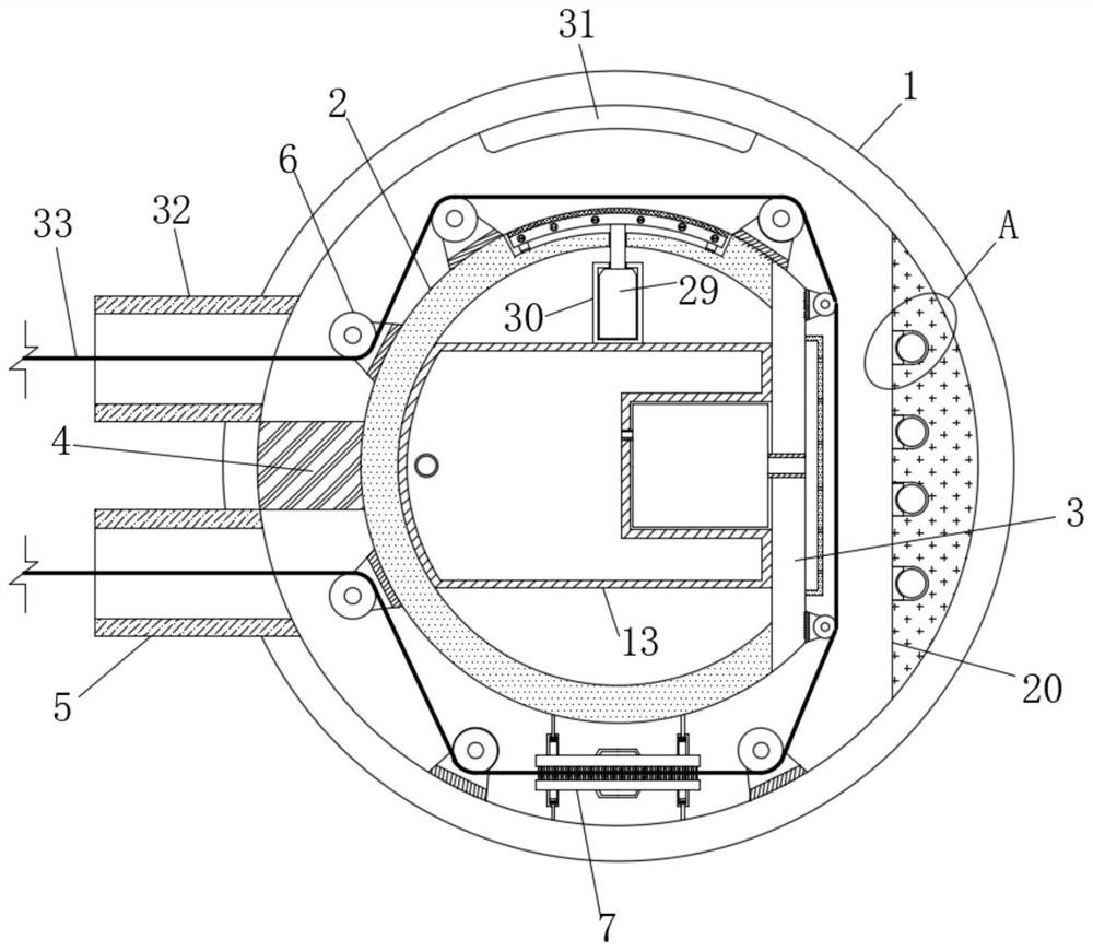 Leveling device for non-woven fabric production