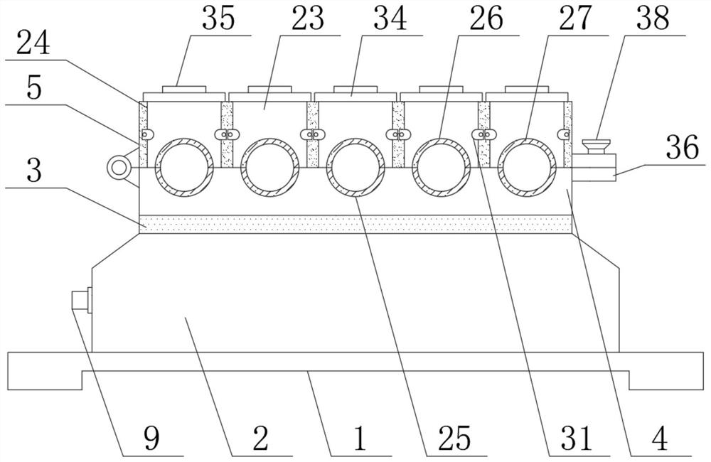 Assembly type indoor cable and wire mounting structure