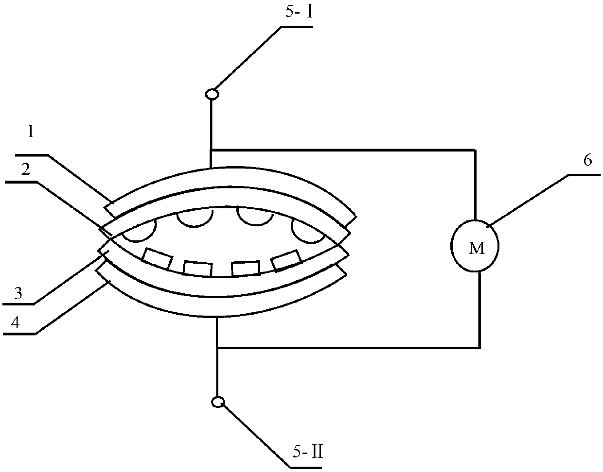 Organism medical disposable micro friction motor and manufacture method thereof