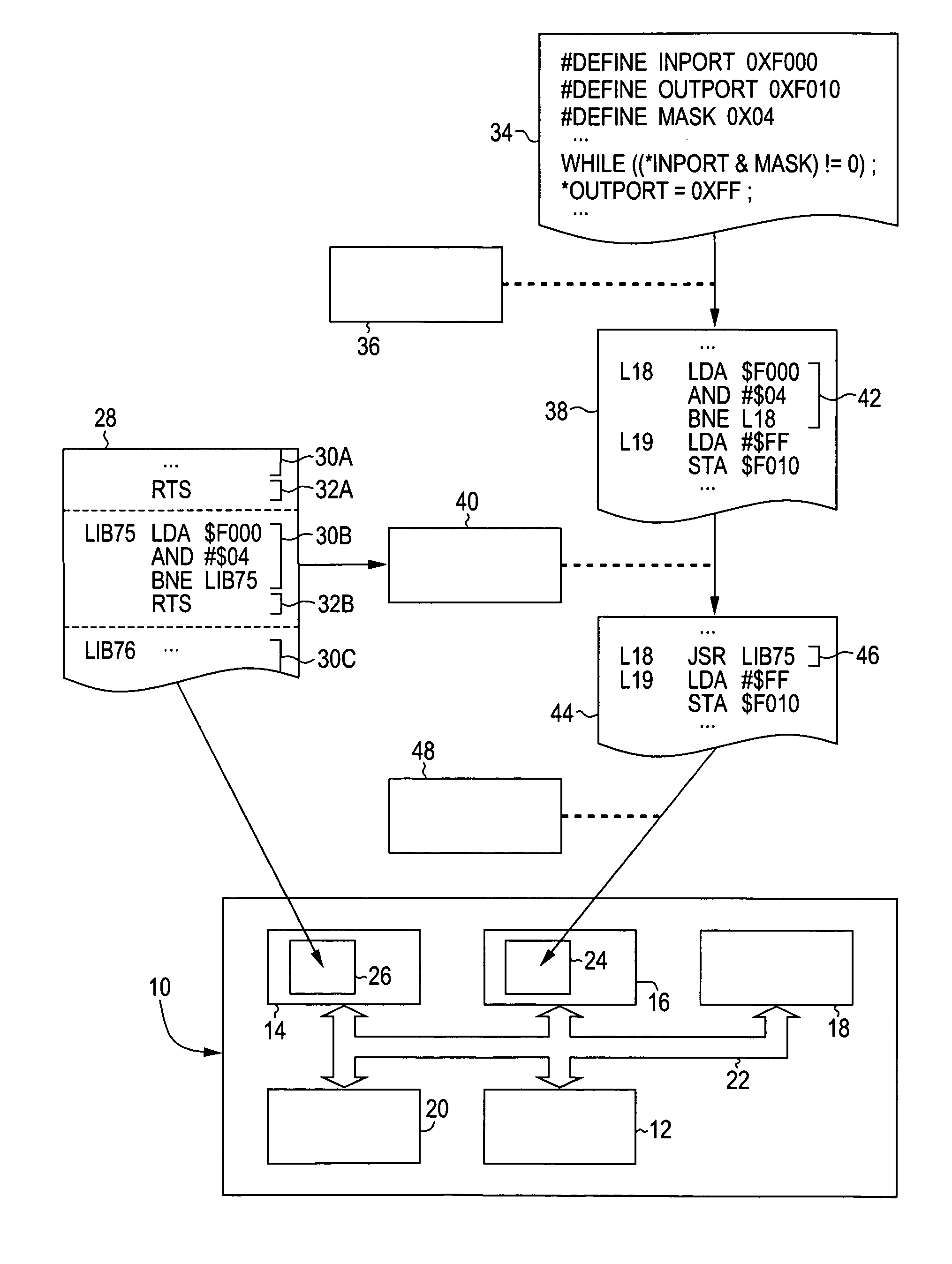 Optimisation of a compiler generated program code