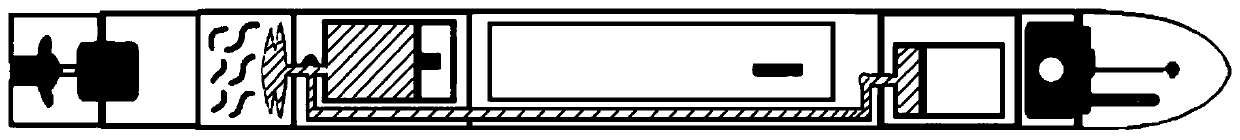 Gesture adjustment and horizontal driving mechanism for profile buoy