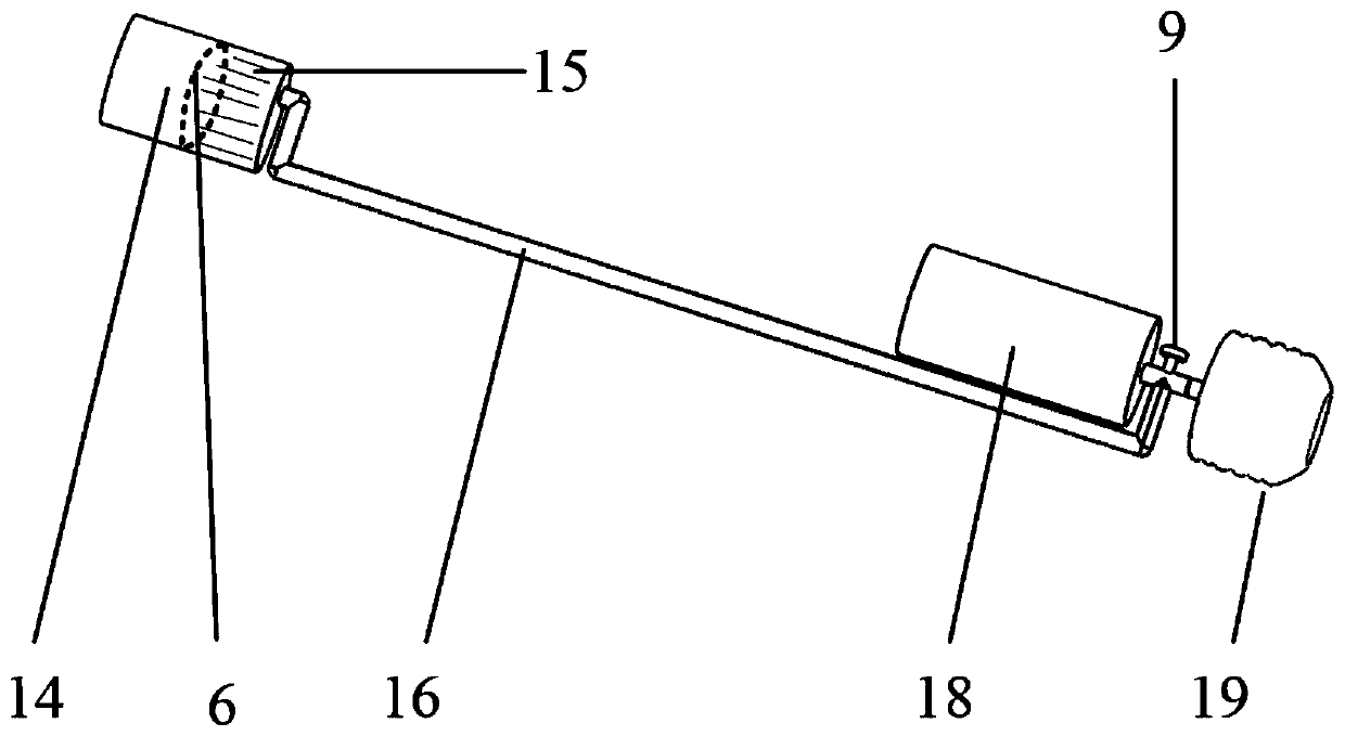 Gesture adjustment and horizontal driving mechanism for profile buoy