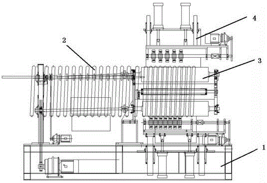 Manufacturing equipment for reinforced metal spiral bellows