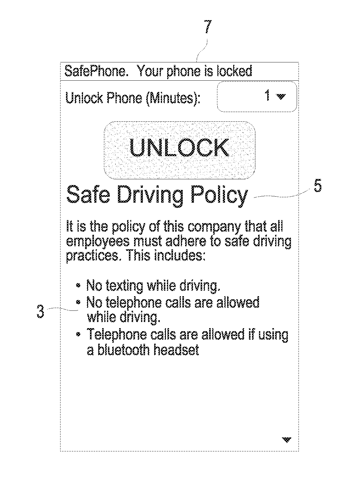 Mobile device tracking monitoring system and device for enforcing organizational policies and no distracted driving protocols