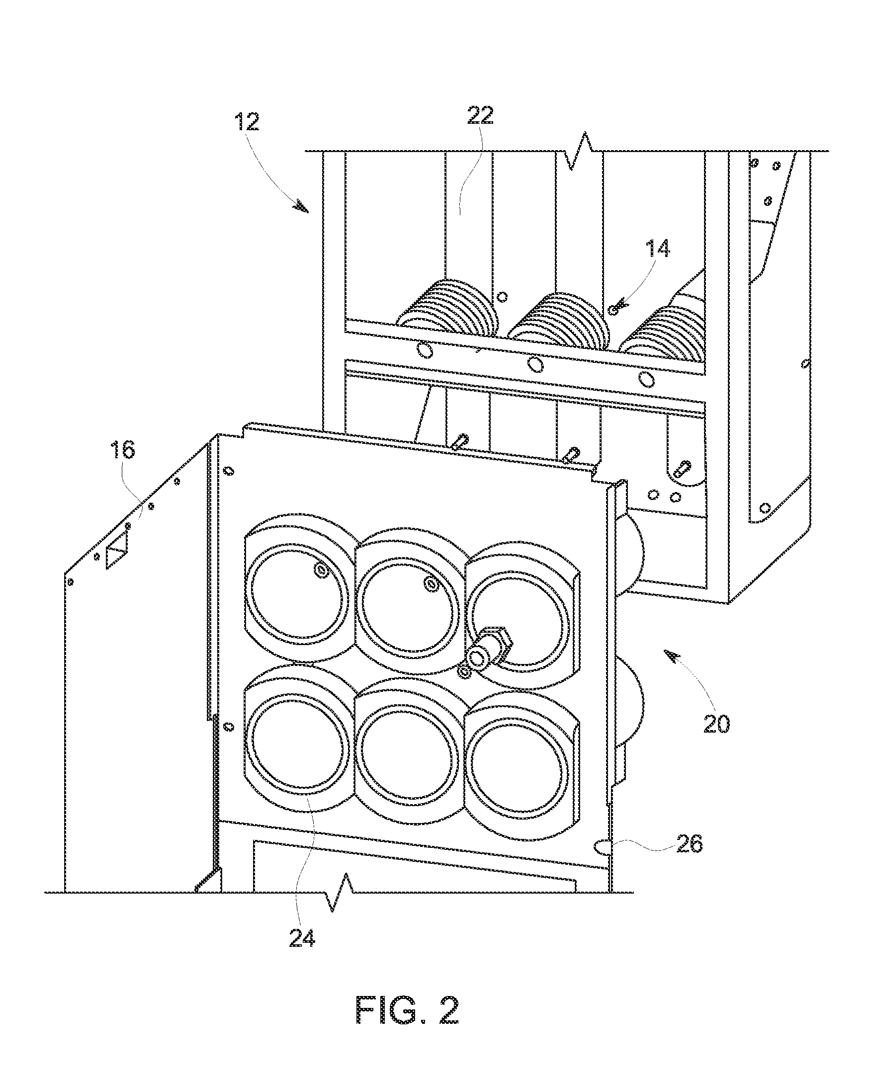 Modular switchgear connection and method of electrically connecting a modular compartment to a switchgear assembly