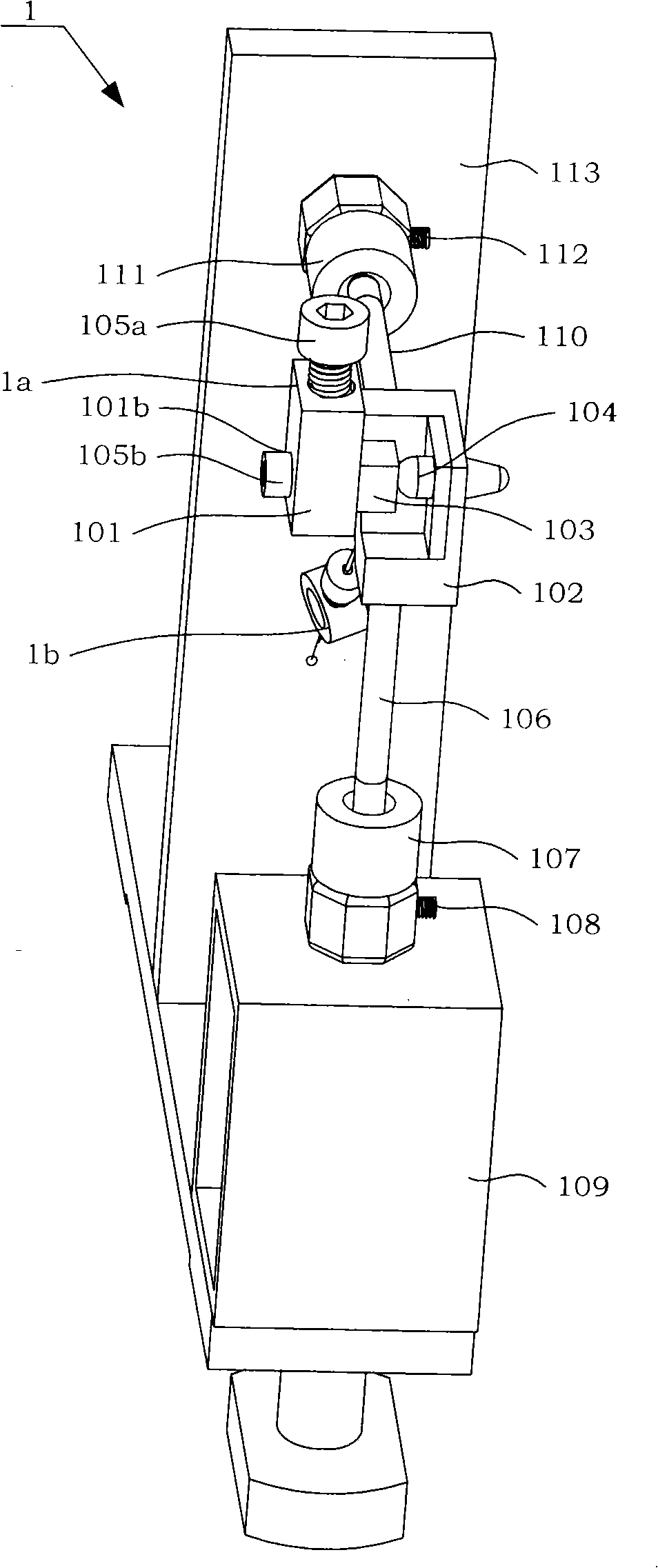 Contact stiffness testing device