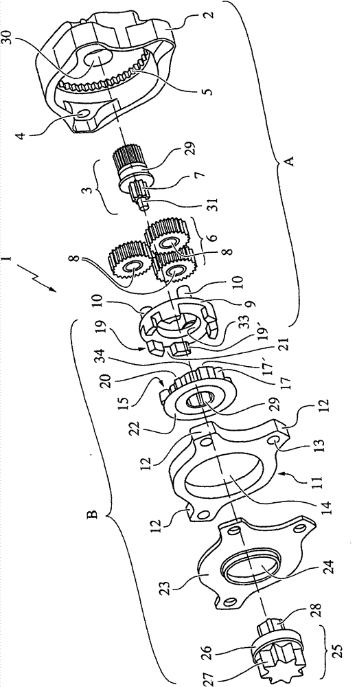 Adjustment device, in particular for a vehicle seat