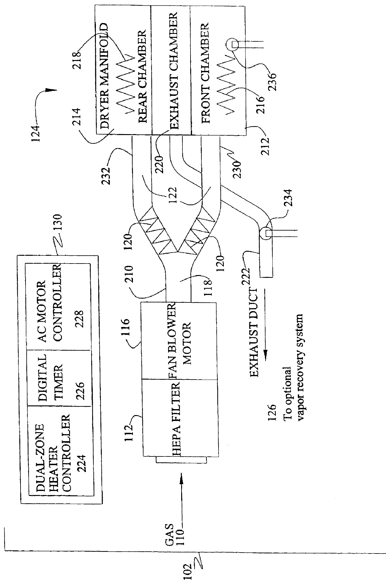 Apparatus for drying solutions containing macromolecules