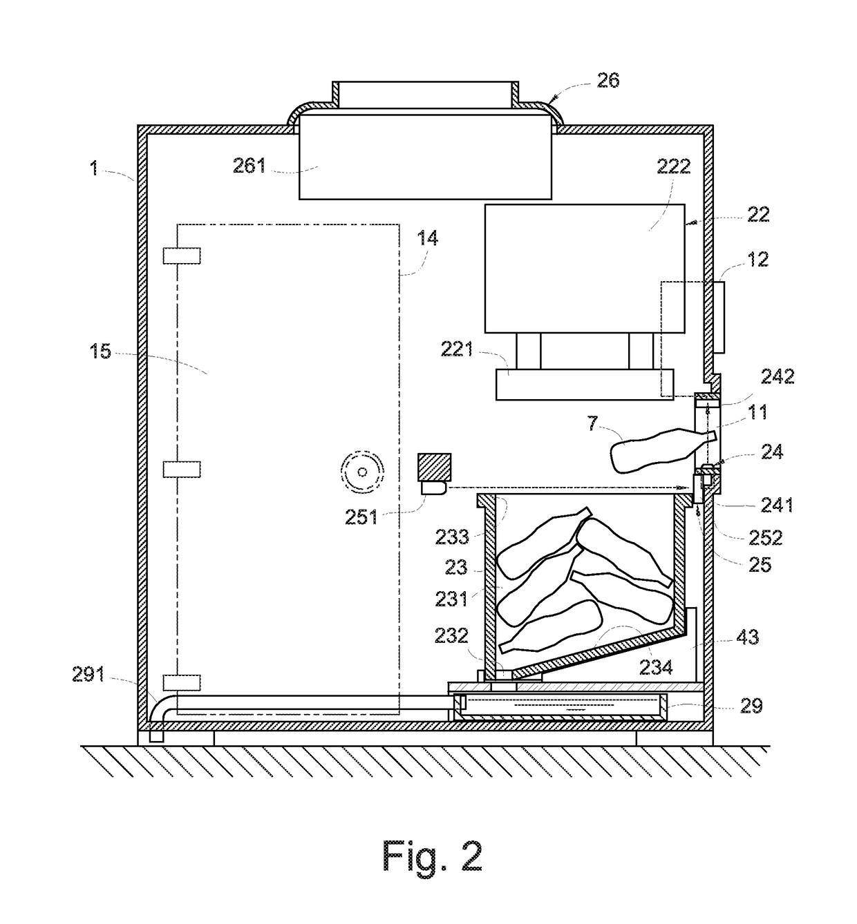 Waste compression device with fee calculation function