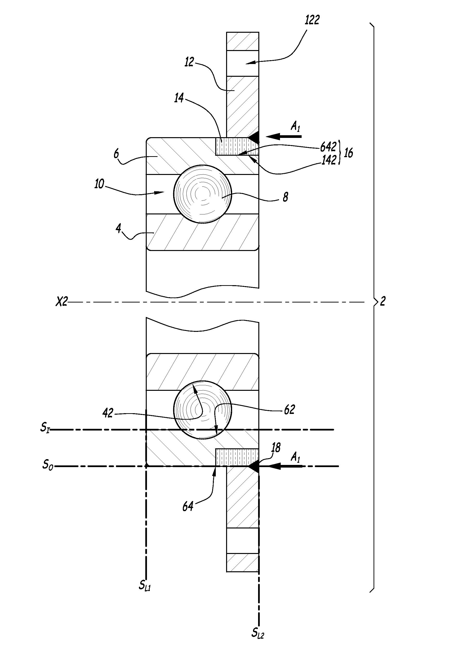 Method for manufacturing a rolling bearing and rolling bearing manufactured according to such a method