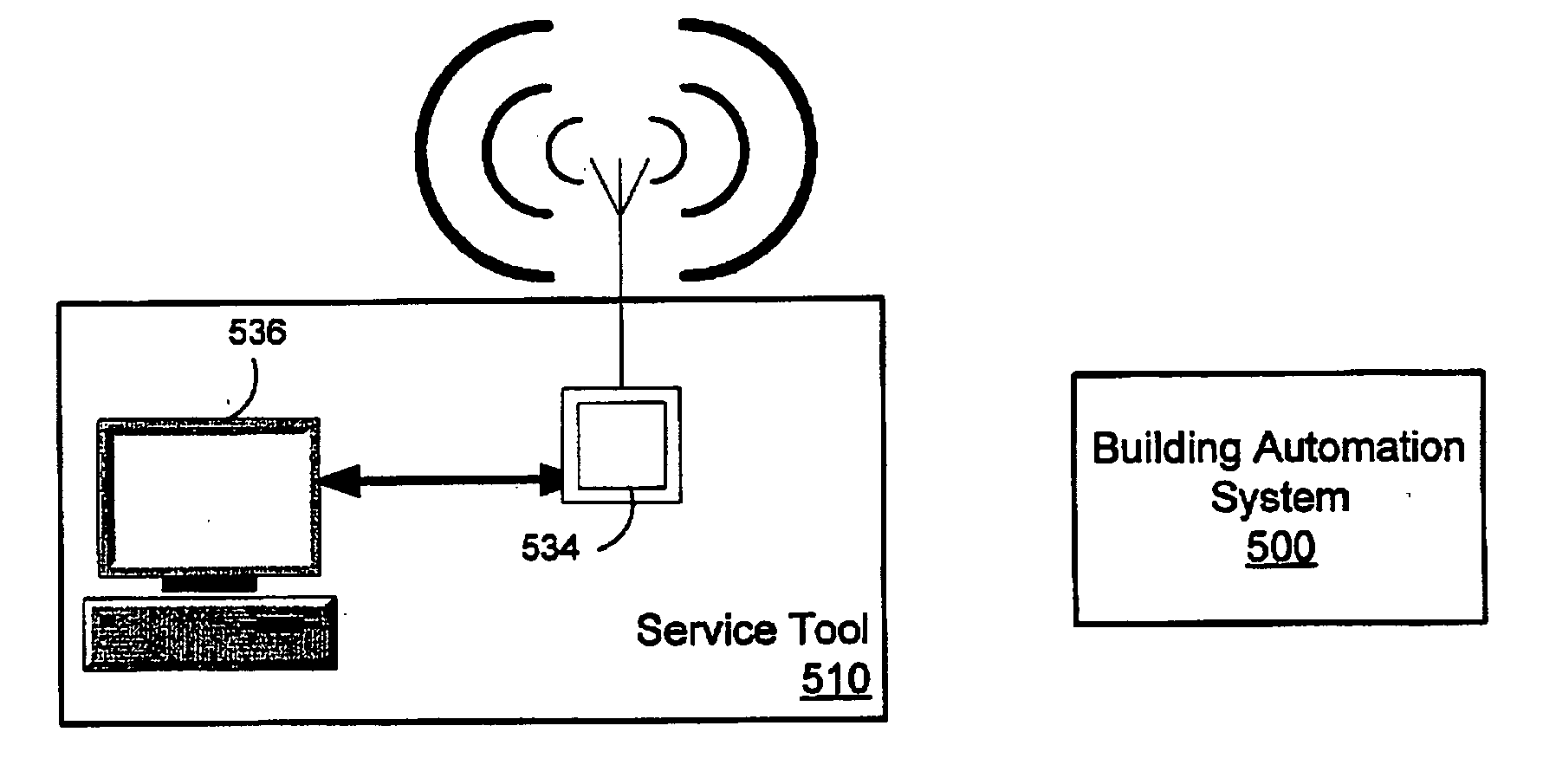Service tool for wireless automation systems