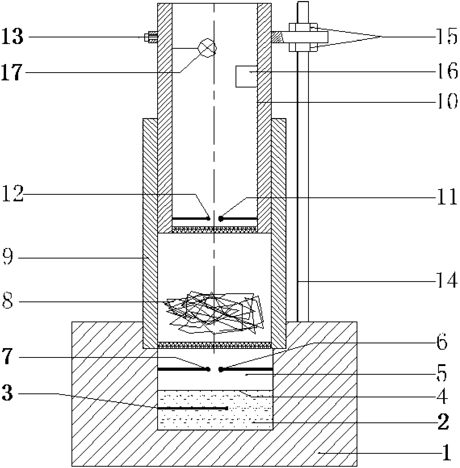 Measuring apparatus for moisture transmission performance of wadding fiber assembly