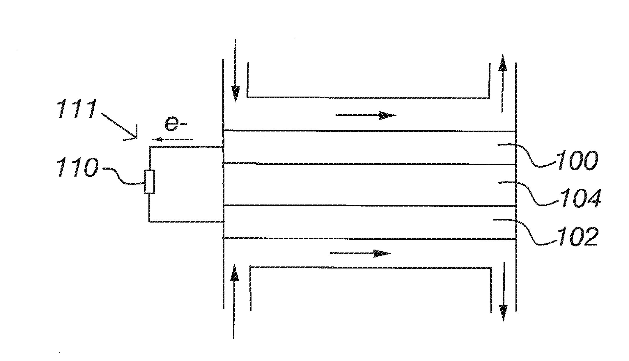 Method and arrangement for controlling anode recirculation