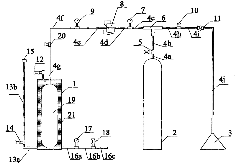Air-pressure type constant-pressure liquid supply device