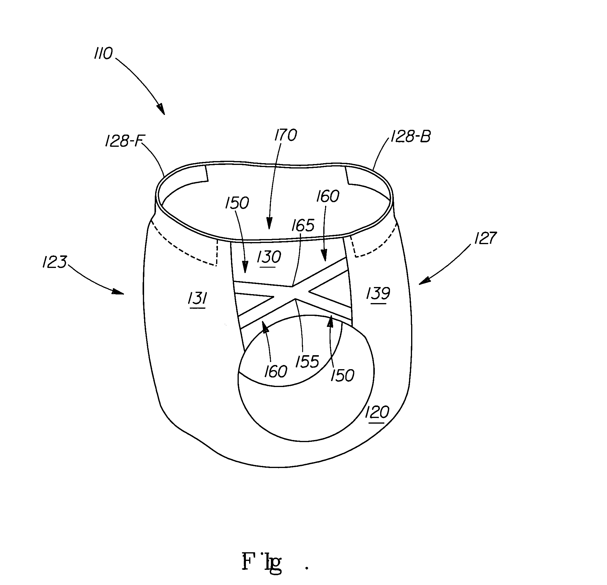 Disposable wearable absorbent articles with anchoring subsystems
