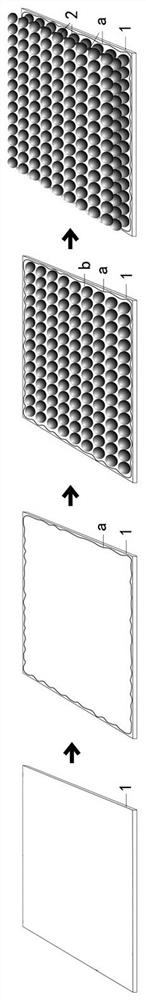 Hollow microbead three-dimensional matrix laminate for heat insulation, sound insulation, self-cleaning, sterilization and air cleaning