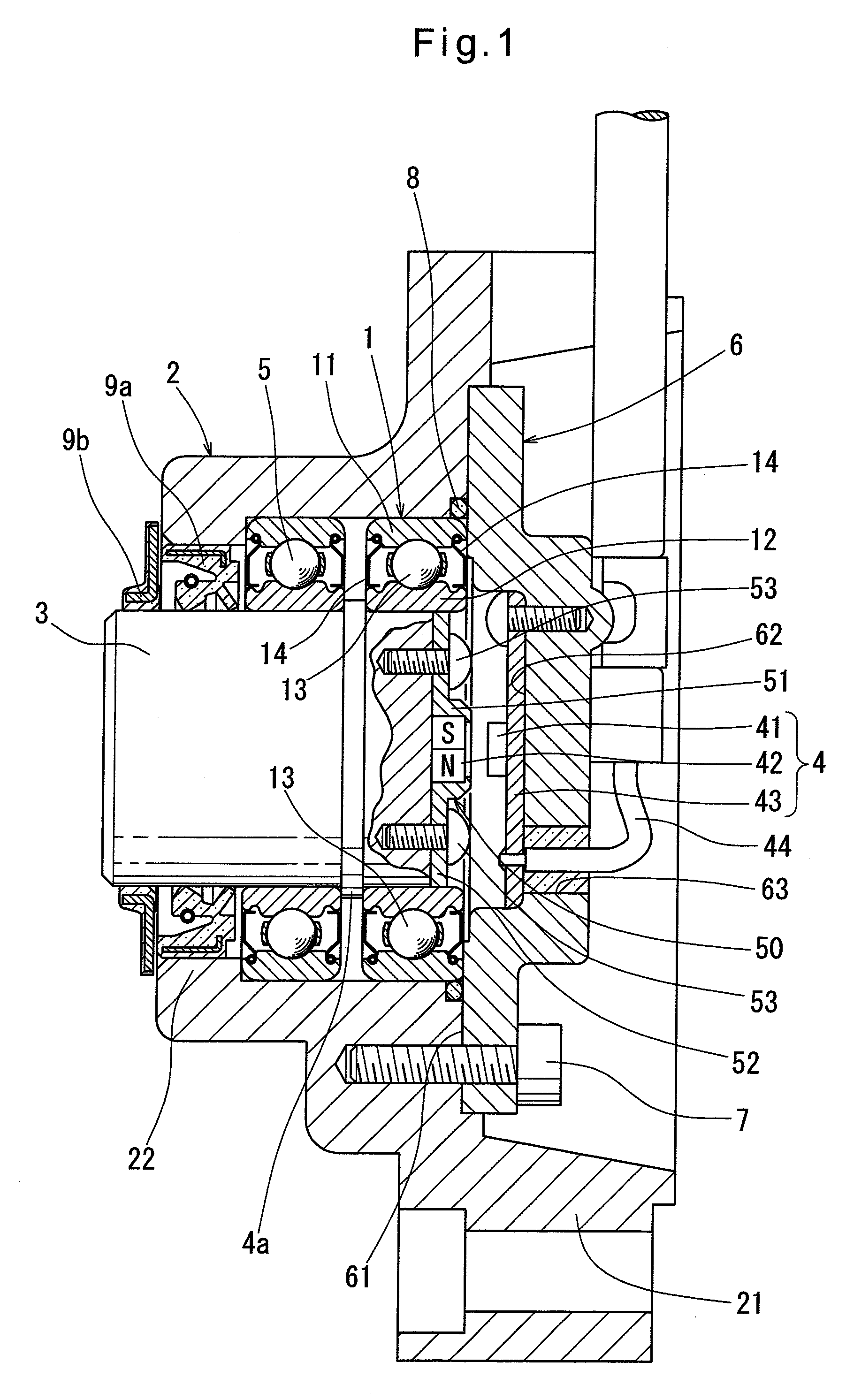 Rotation sensor unit