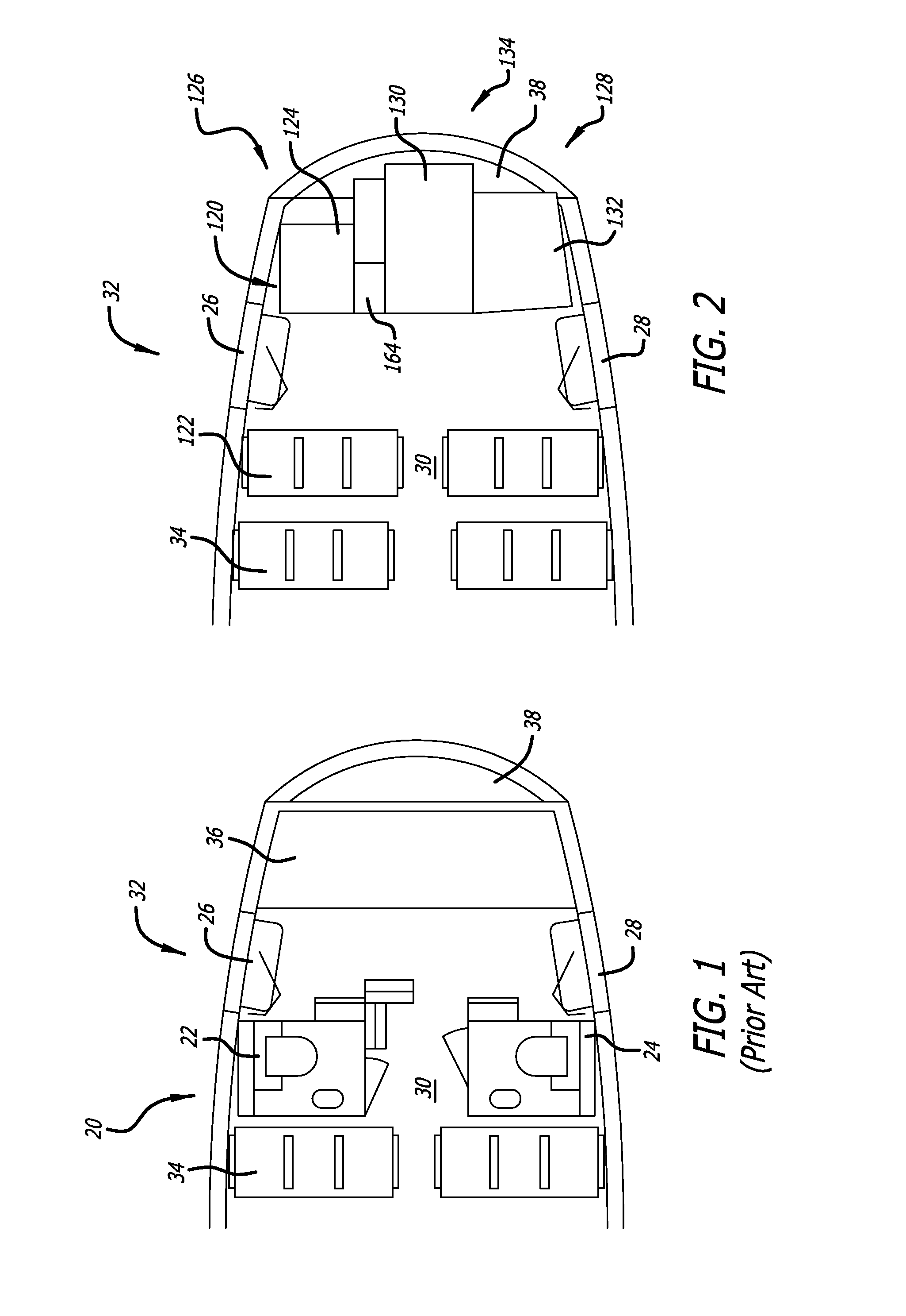 Compact aircraft galley and lavatory arrangement and articulating lavatory partition for an aircraft