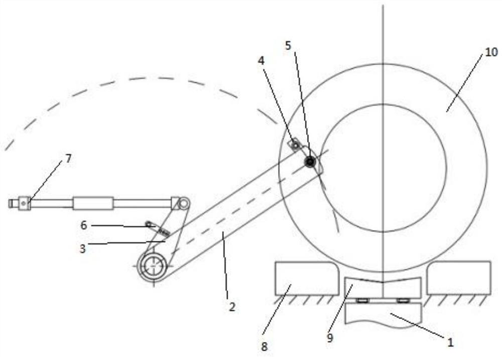 Steel coil width and temperature measuring device on walking beam and working method thereof