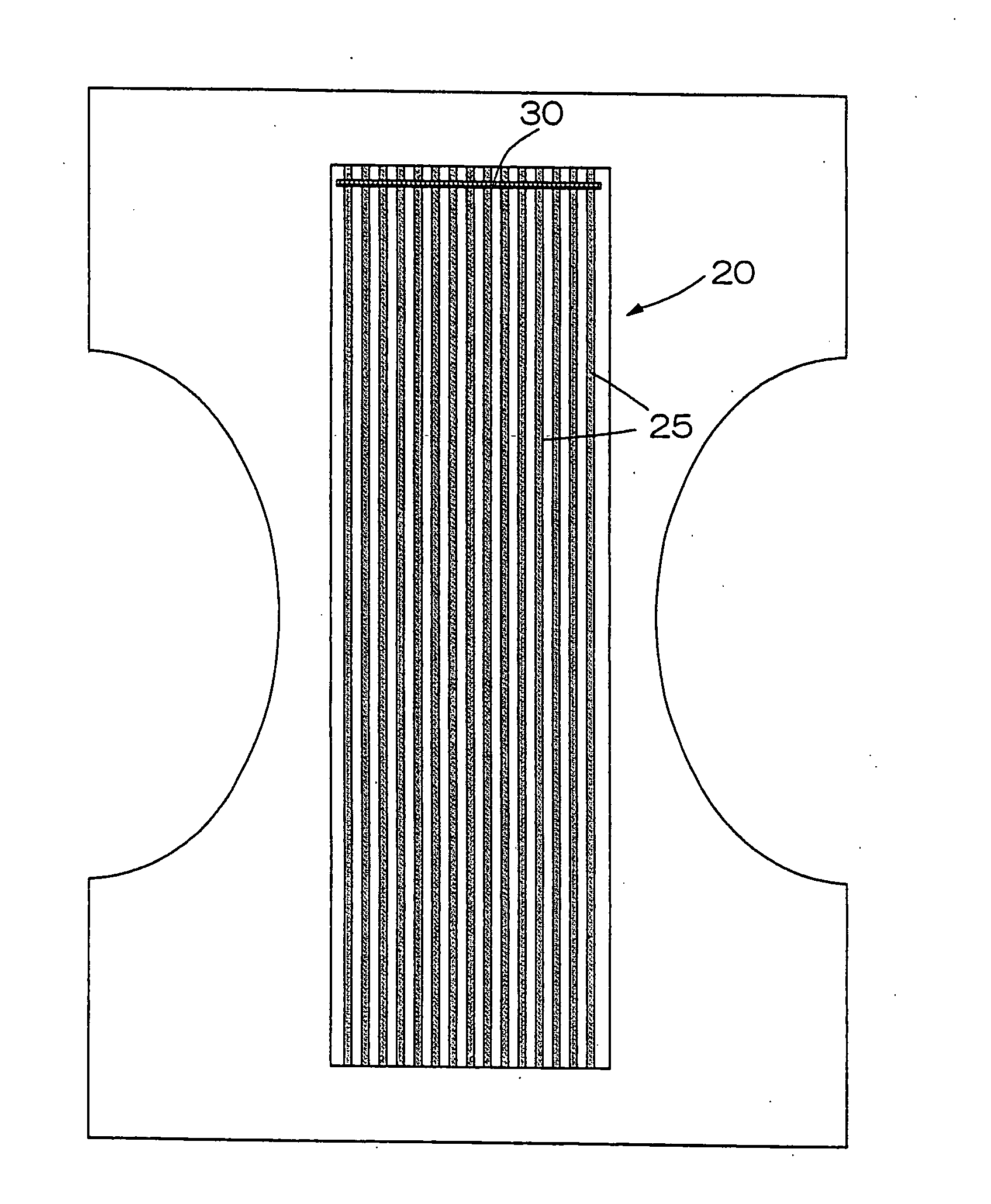 Body fluid absorbing article and method of manufacturing the article