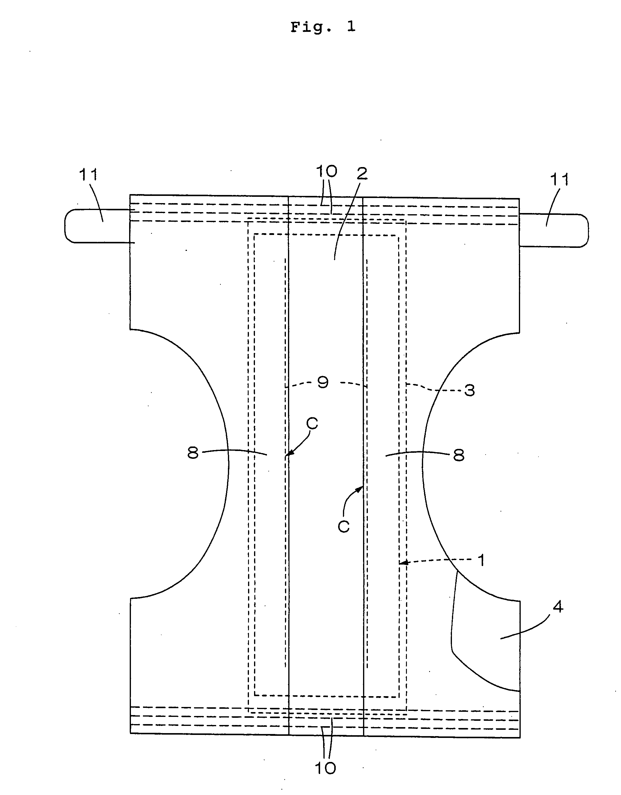 Body fluid absorbing article and method of manufacturing the article