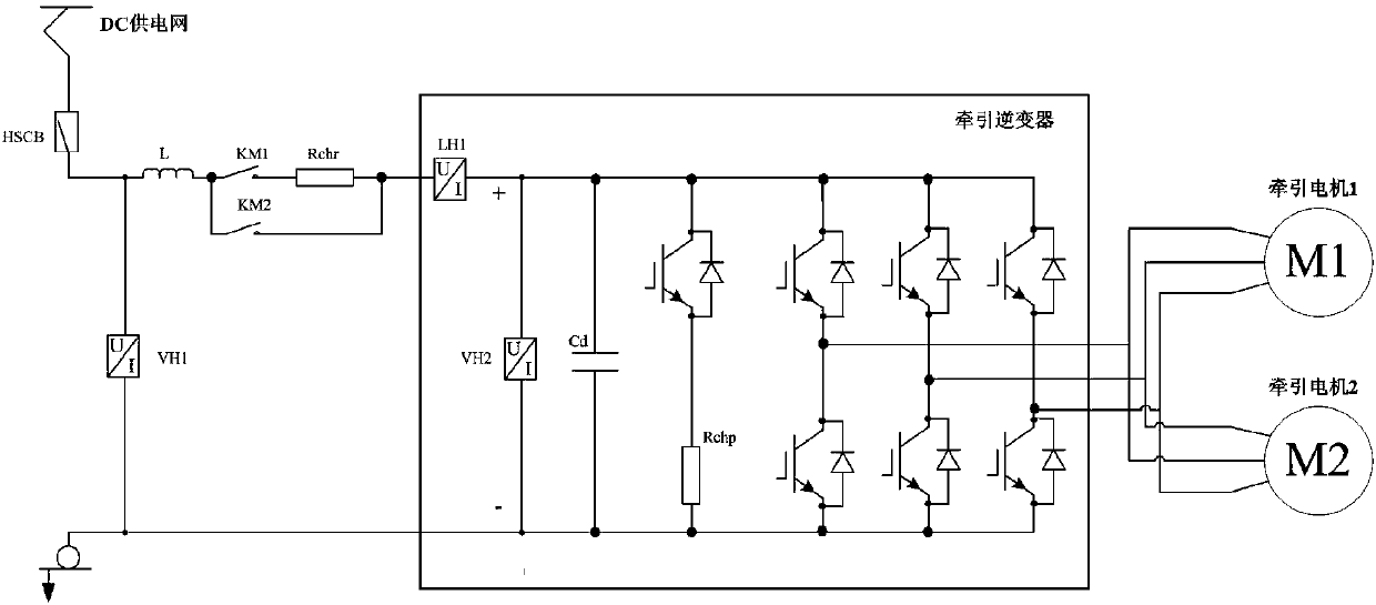 Intermediate voltage sensor fault diagnosis method under high-voltage working conditions of DC power supply transmission system