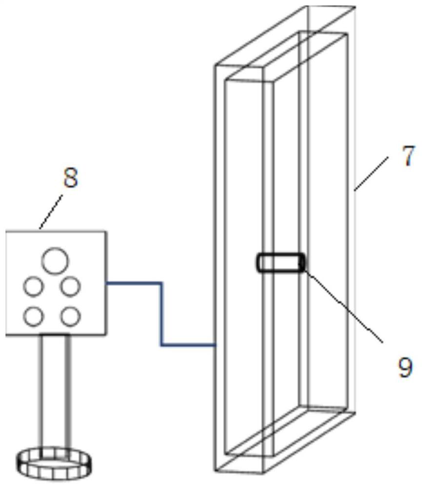 Experimental device and experimental method for visually simulating gas drilling and sealing