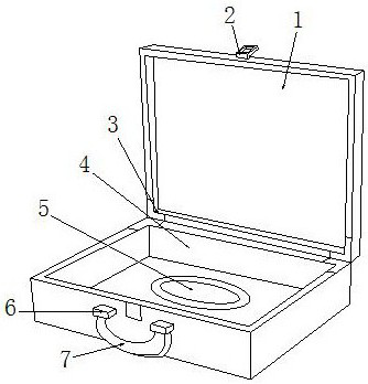 Drawing storage box for engineering management