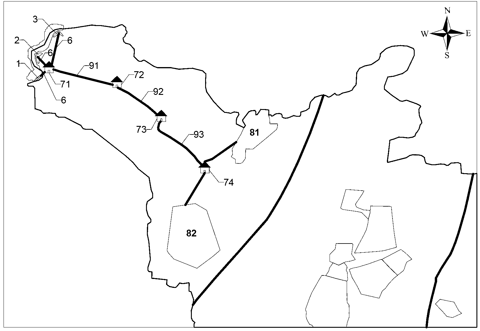 Method of leading Yellow River silt to fill reclamation coal mining subsidence land