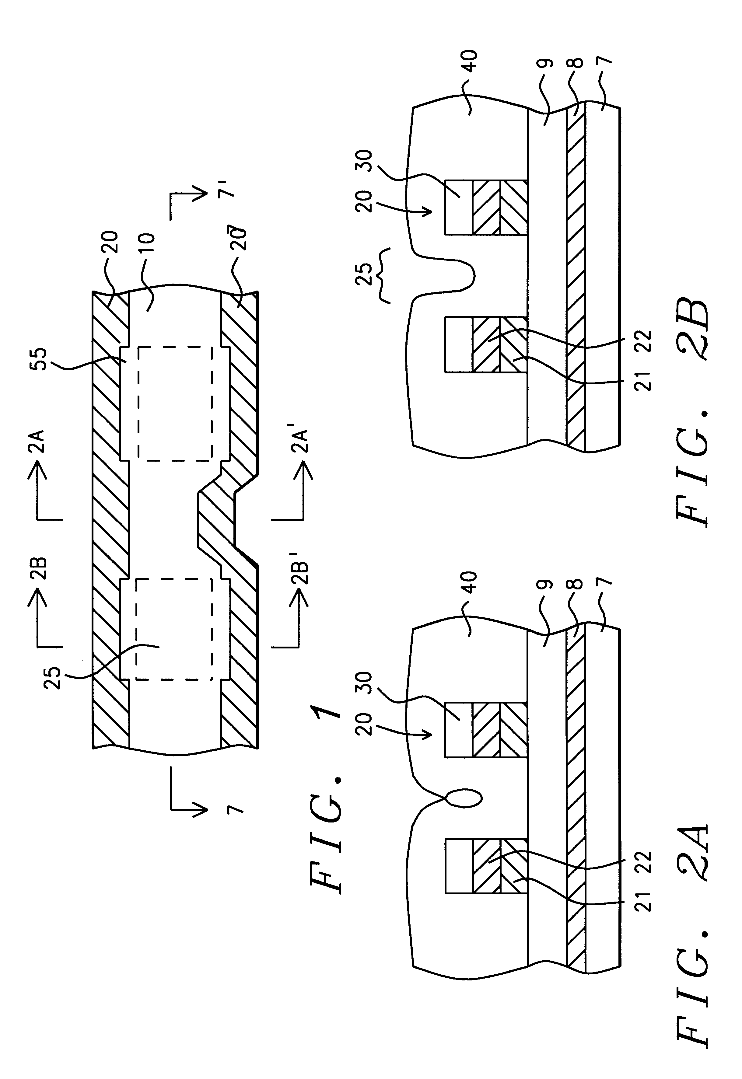 Method for fabricating a self aligned contact which eliminates the key hole problem using a two step spacer deposition