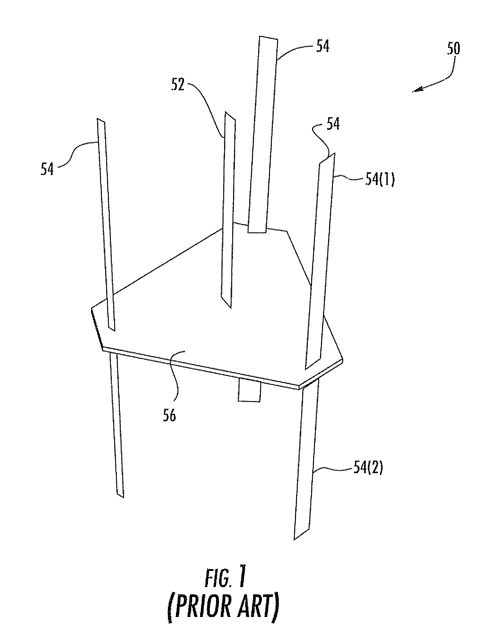 Three-dimensional antenna fabrication from a two-dimensional structure
