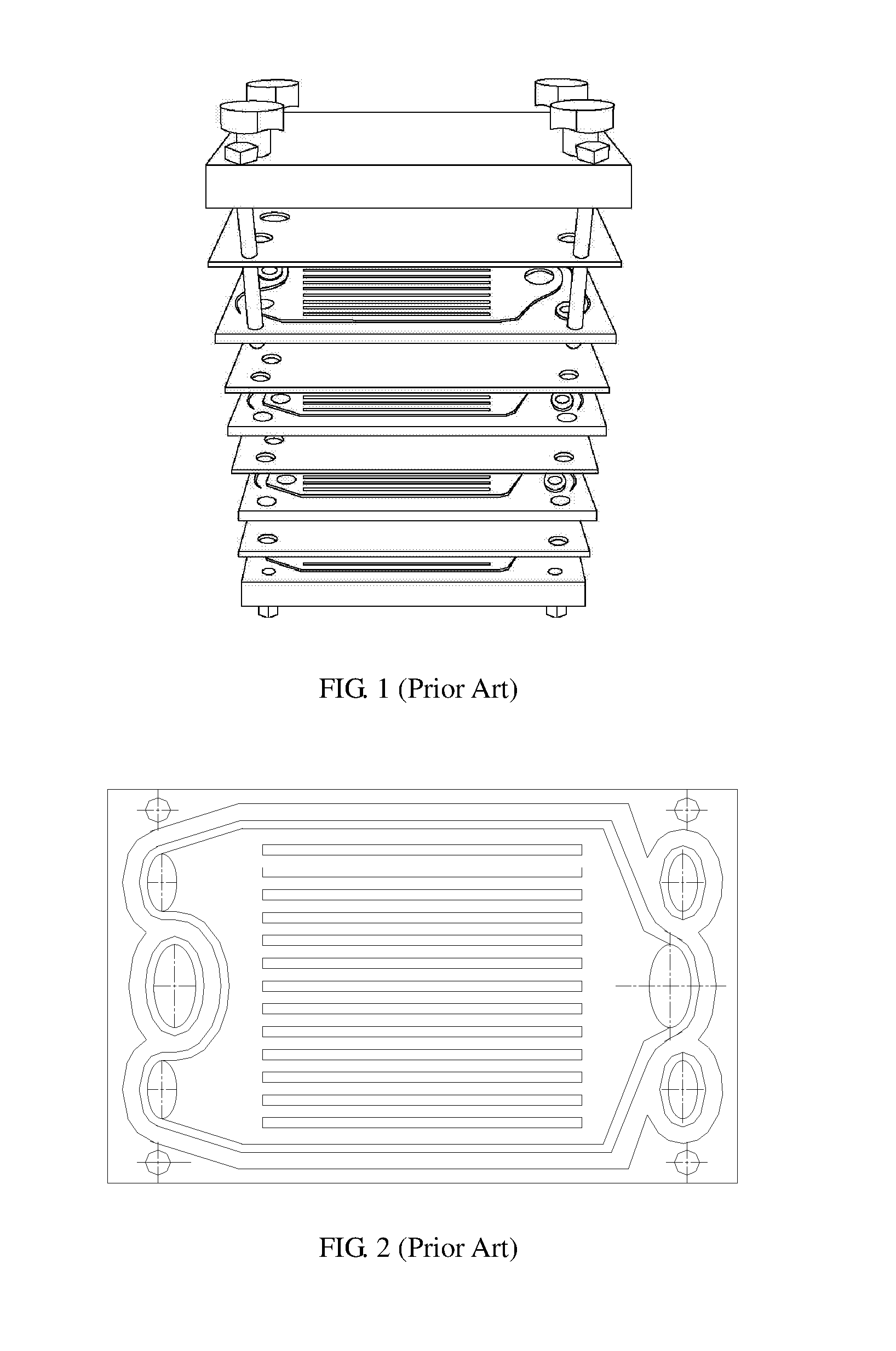 Improvement on the uniformity of fluid flow rate for interconnecting plate for planar solid oxide fuel cell
