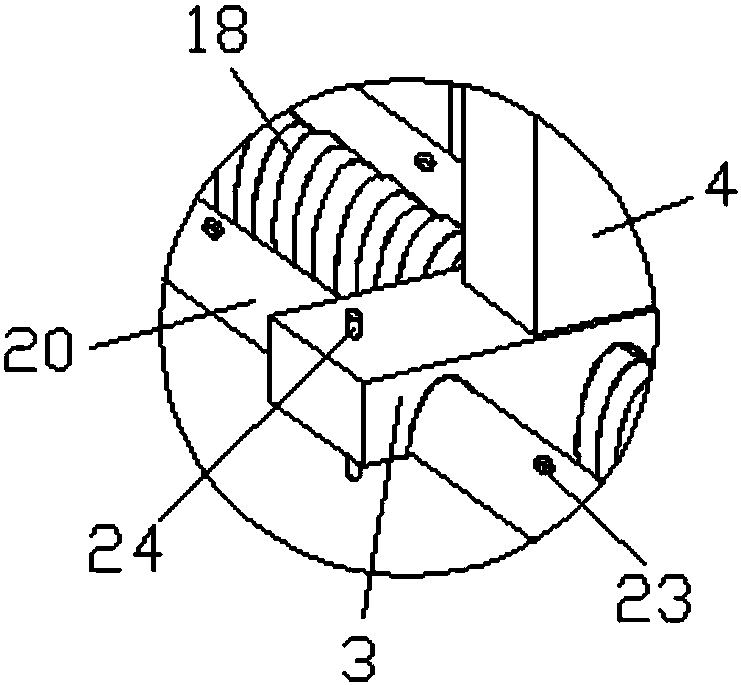 Adjustable type double-sided wood trimming device