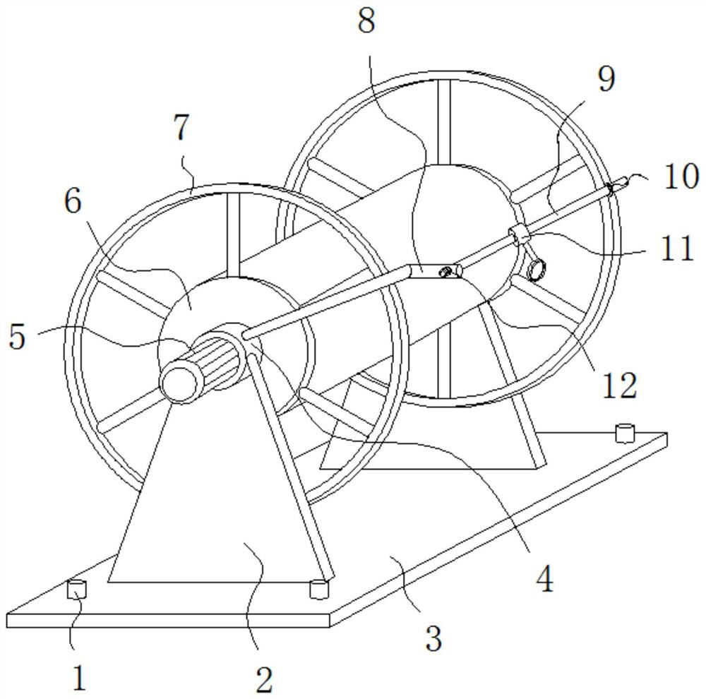 Widely applicable cable drum