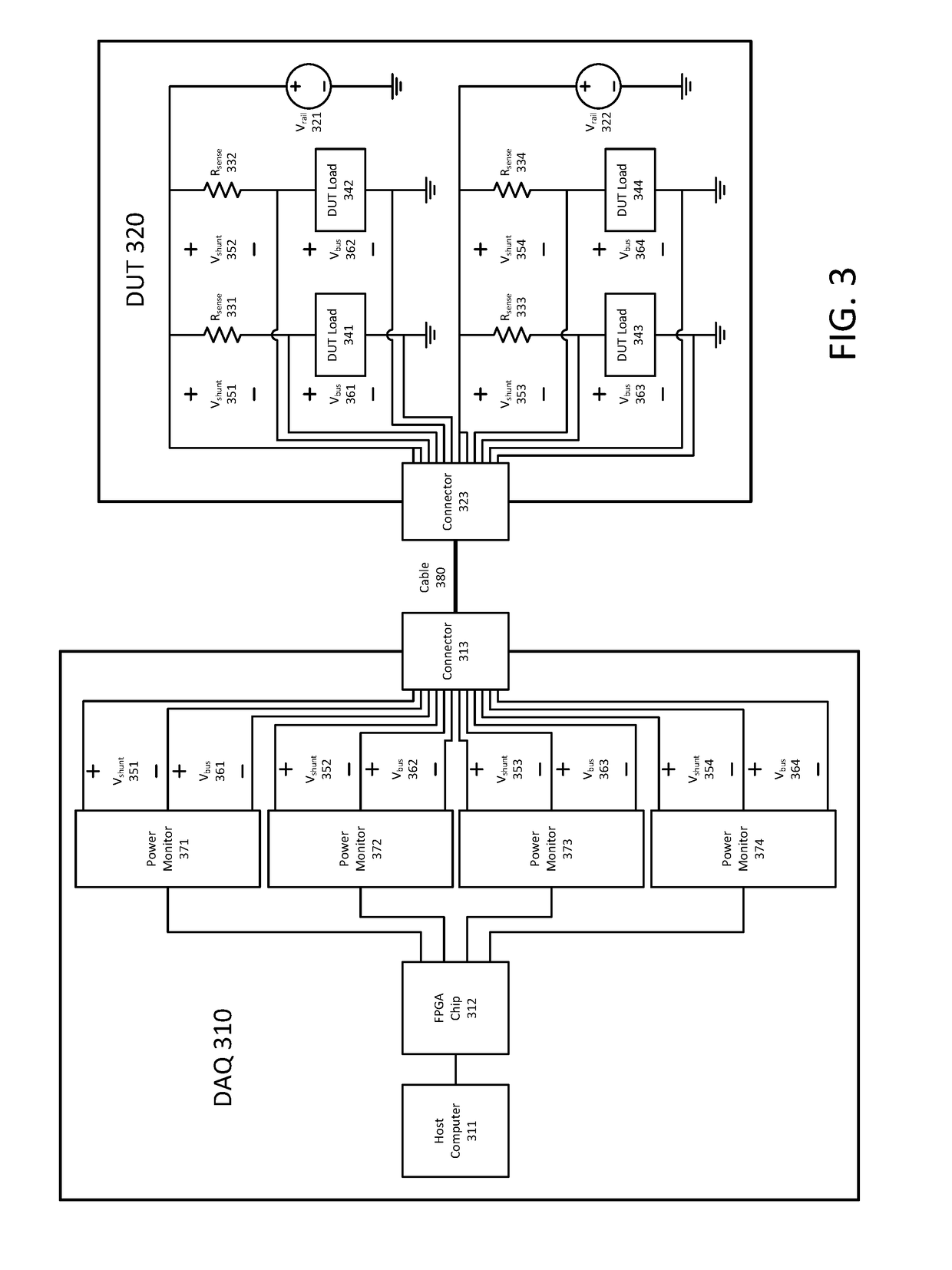 System and method for parallel power monitoring