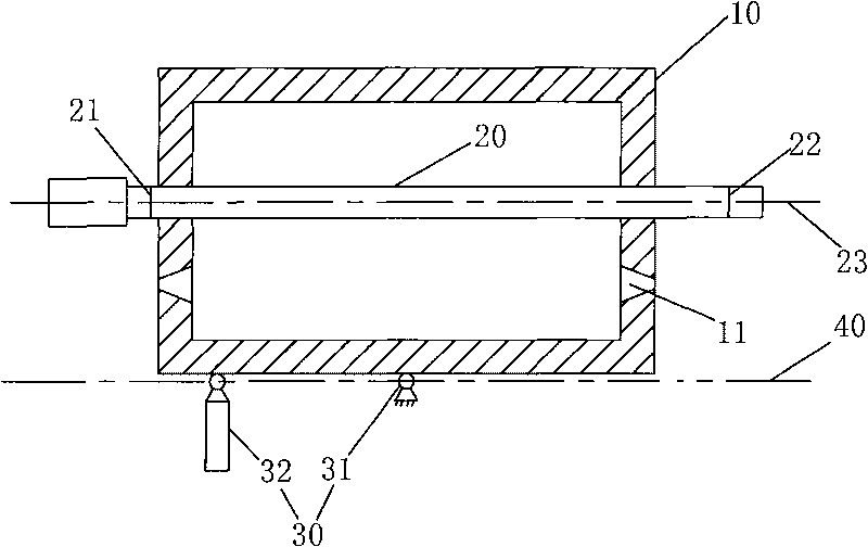 Tilting charge and discharge type reducing furnace and reducing method thereof