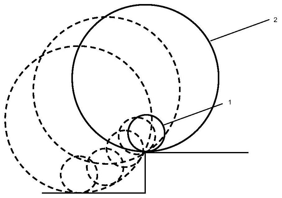 Smooth obstacle crossing walking mechanism