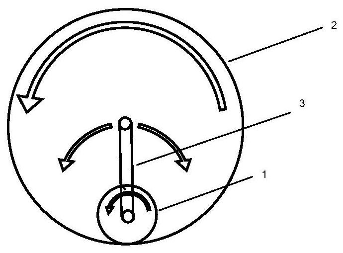 Smooth obstacle crossing walking mechanism