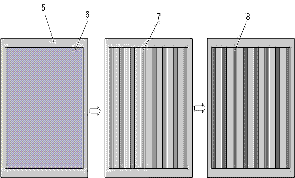 Method for preparing ordered micron/nano structure array of conducting polymer